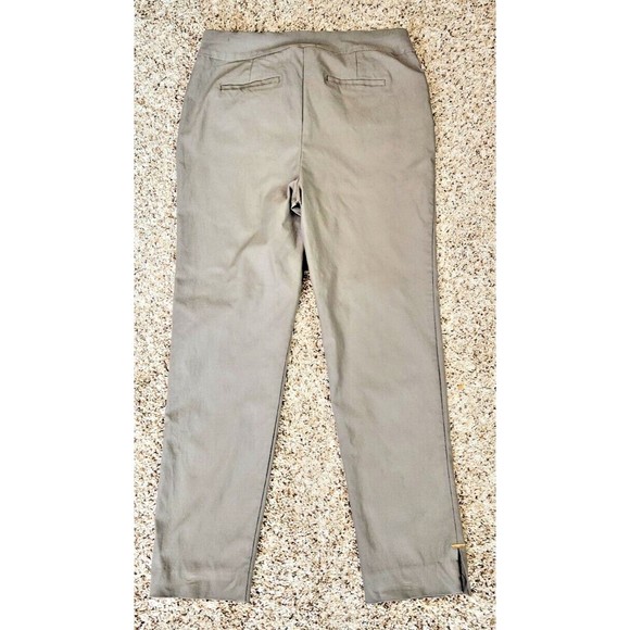 Chico's Taupe Beige Ponte Knit Leggings Pants - Picture 2 of 6